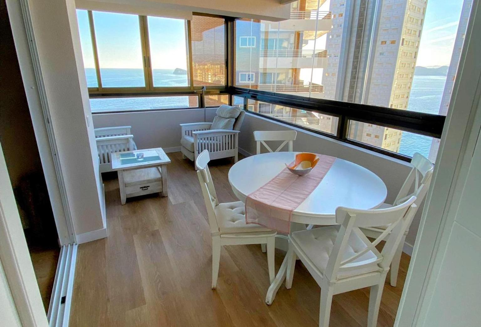 Amazing Panoramic View Trinisol 2 Apartment Benidorm Luaran gambar