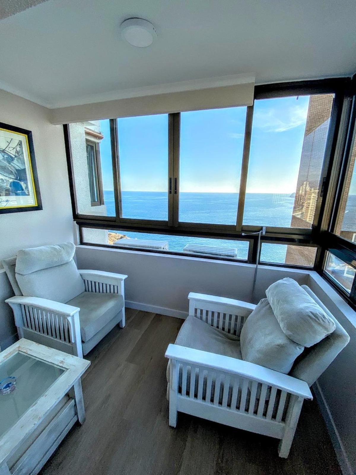 Amazing Panoramic View Trinisol 2 Apartment Benidorm Luaran gambar
